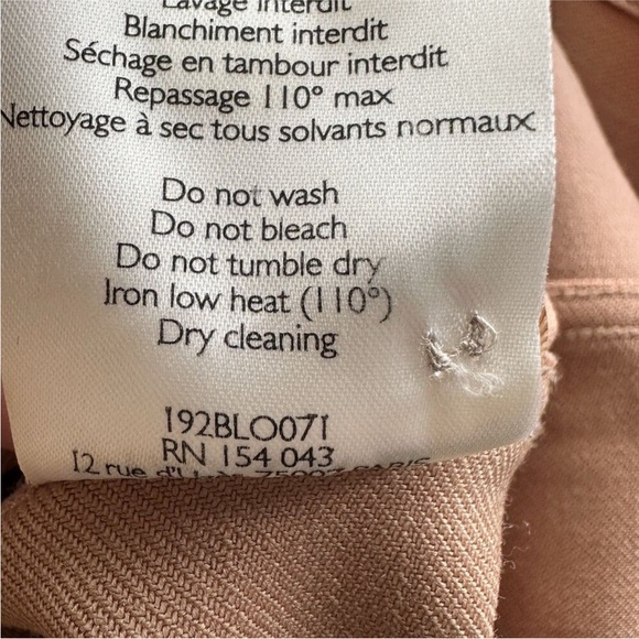 Sezane Camel Button-Down Shirt - Picture 7 of 10